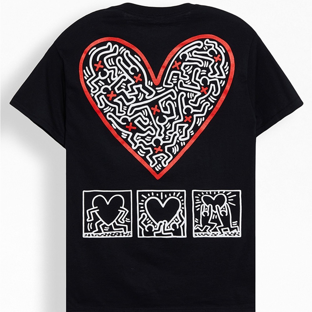 Keith Haring Big Heart T-Shirt